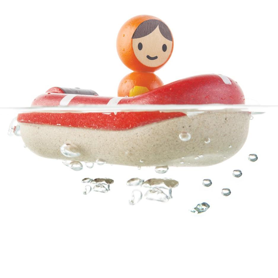 PlanToys badspeelgoed reddingsboot - The Mini Story
