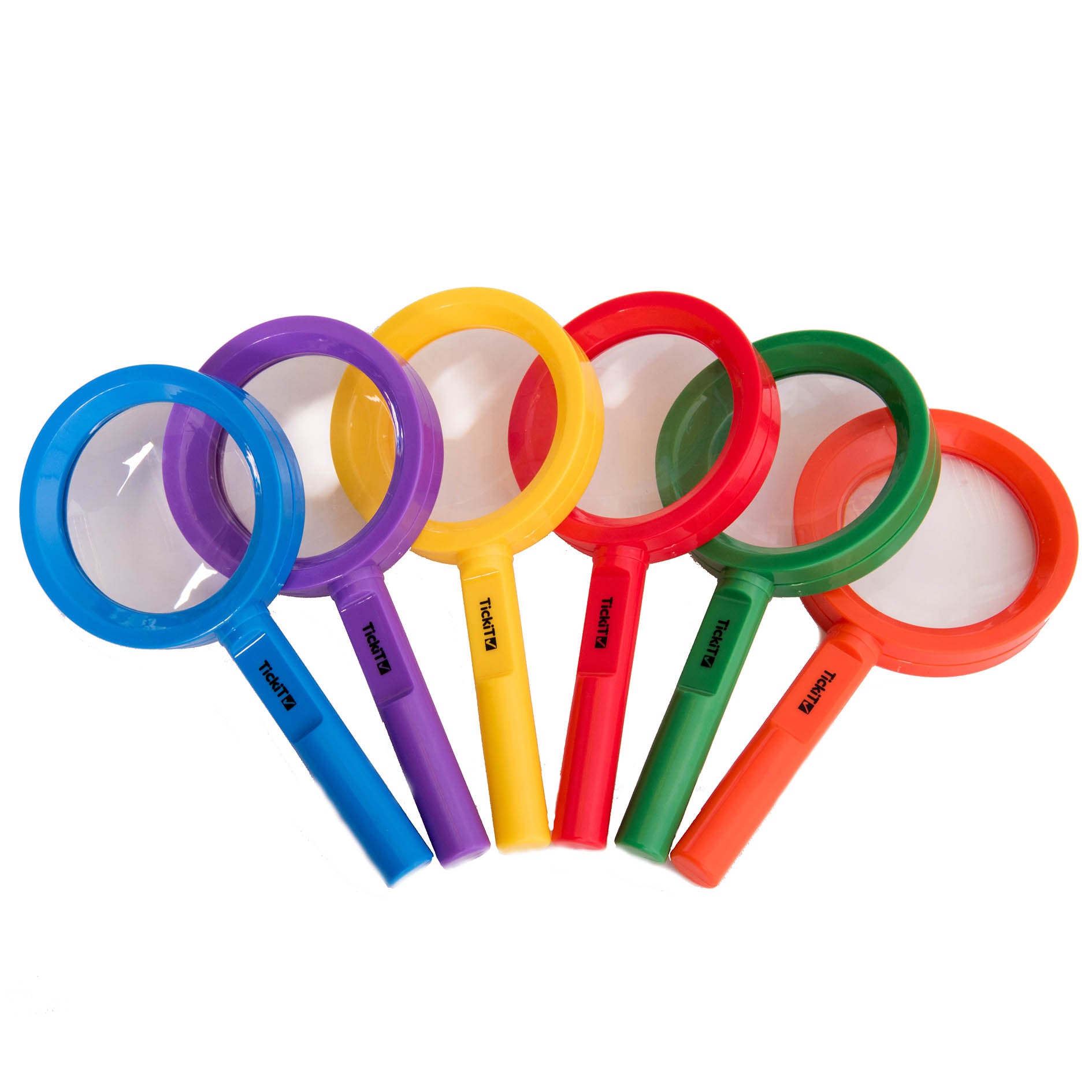 Tickit vergrootglas regenboog set van 6