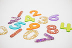 Tickit regenboog glitter cijfers