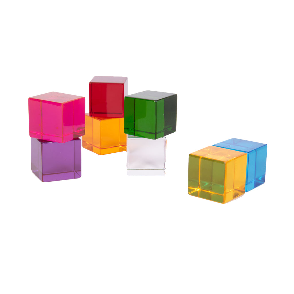 tickit perceptie kubussen 8 verschillende kleuren