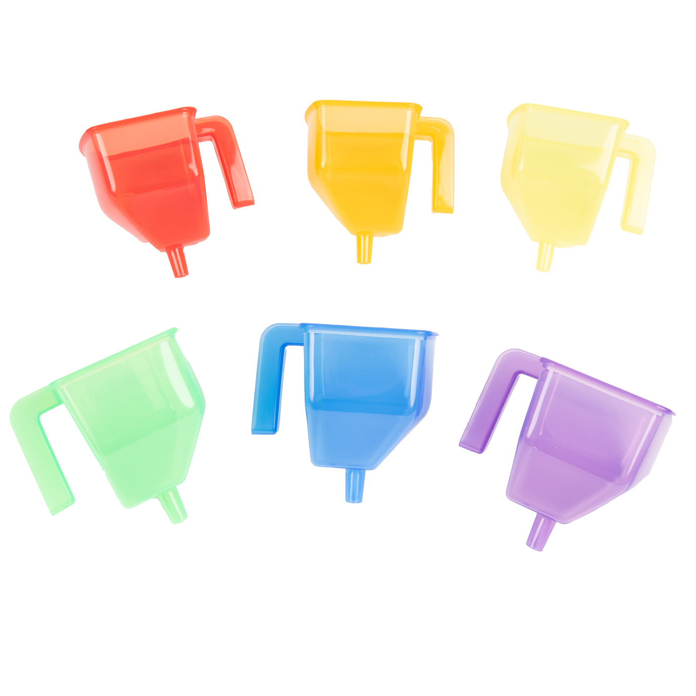 Tickit 6 kleurrijke trechters