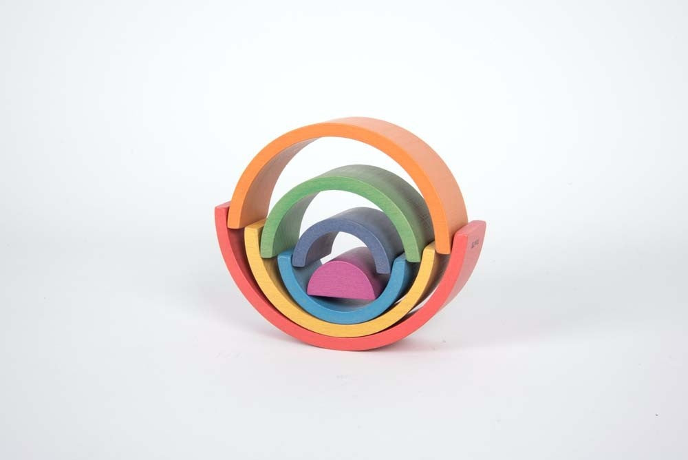 regenboog als een oog gestapeld