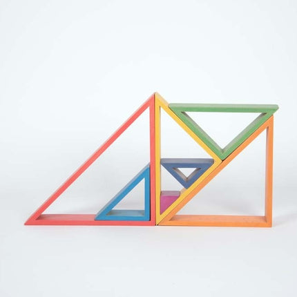 Tickit rainbow architect driehoeken gestapeld