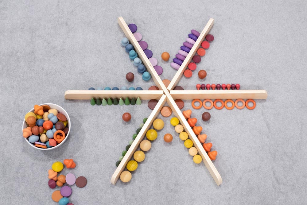 Tickit houten verdeling voor ontdektafel