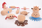 Tickit houten zeedieren