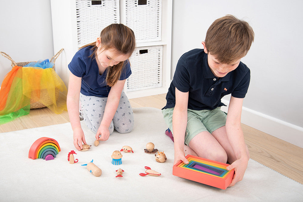 Tickit houten zeedieren