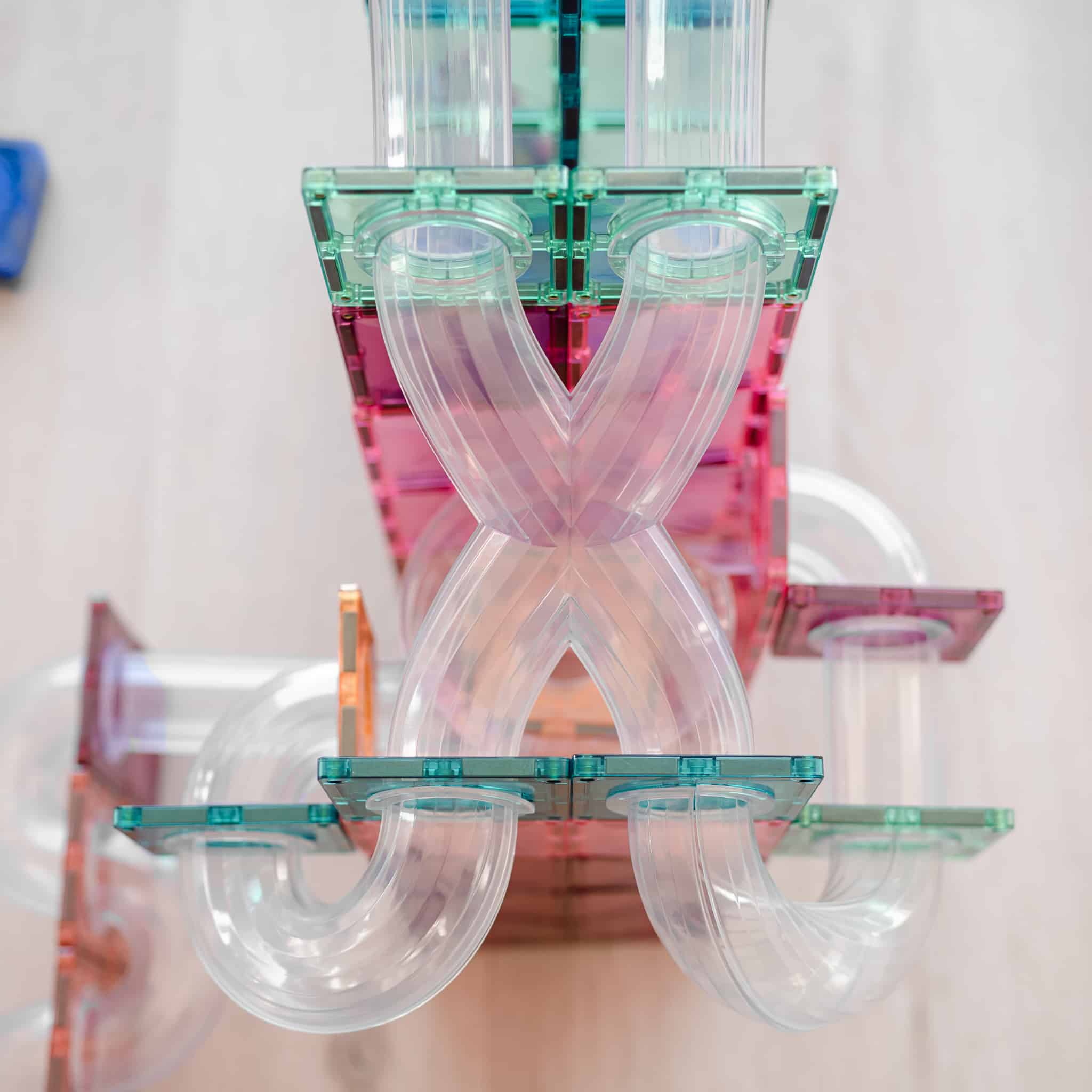 Connetix 80delige pastel ball run uitbreidingsset