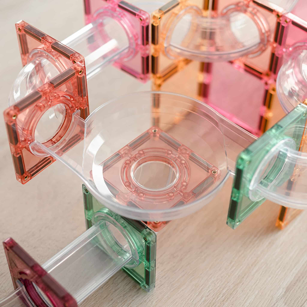 Connetix 80delige pastel ball run uitbreidingsset