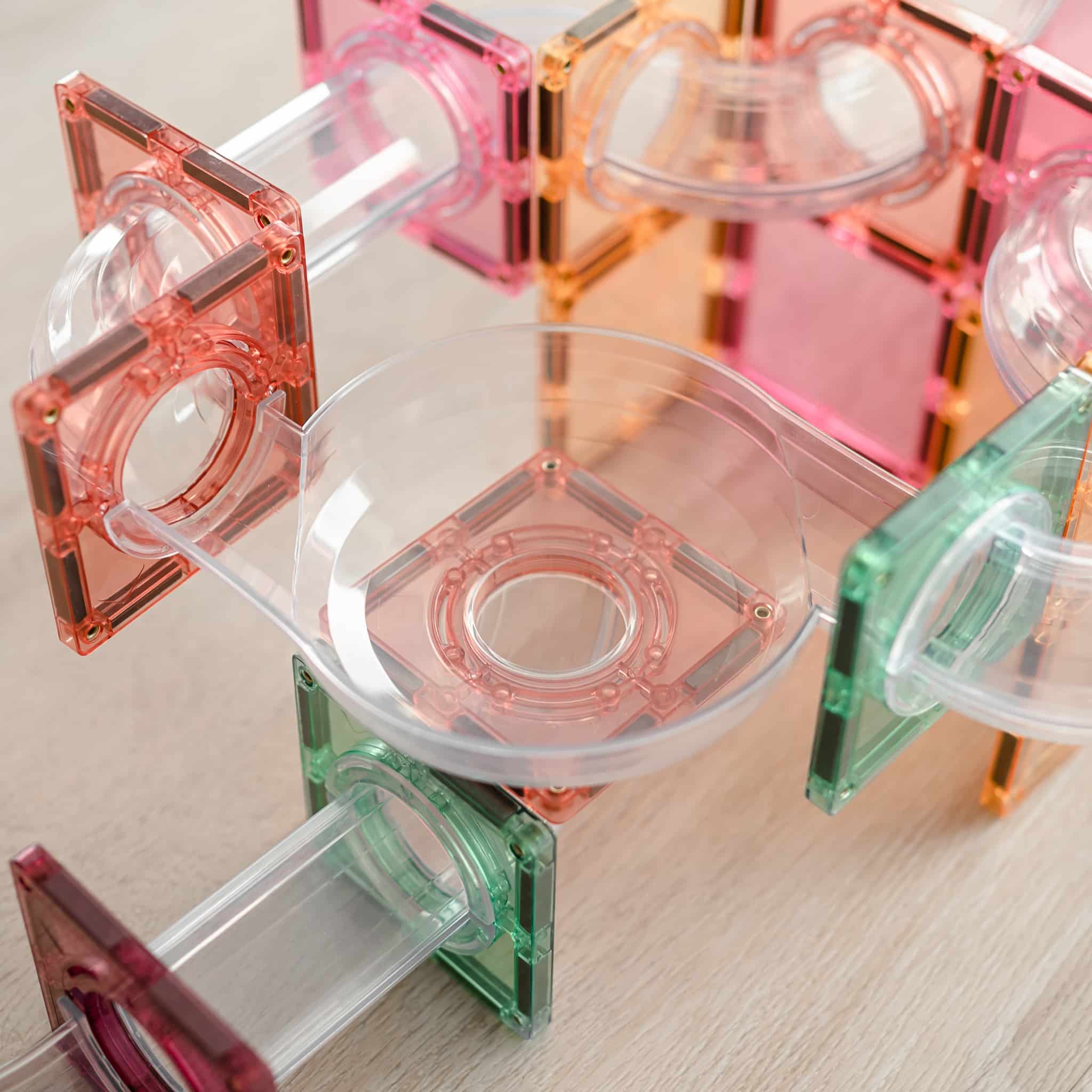 Connetix 80delige pastel ball run uitbreidingsset