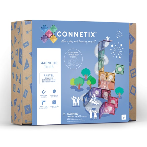 Connetix 80delige pastel ball run uitbreidingsset