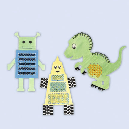 Mini creatieve knutselset Monsters en robotten