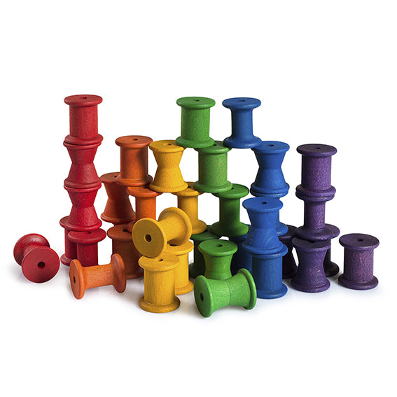 Grapat 36 felgekleurde spoelen