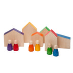 Grapat huisjes en nins