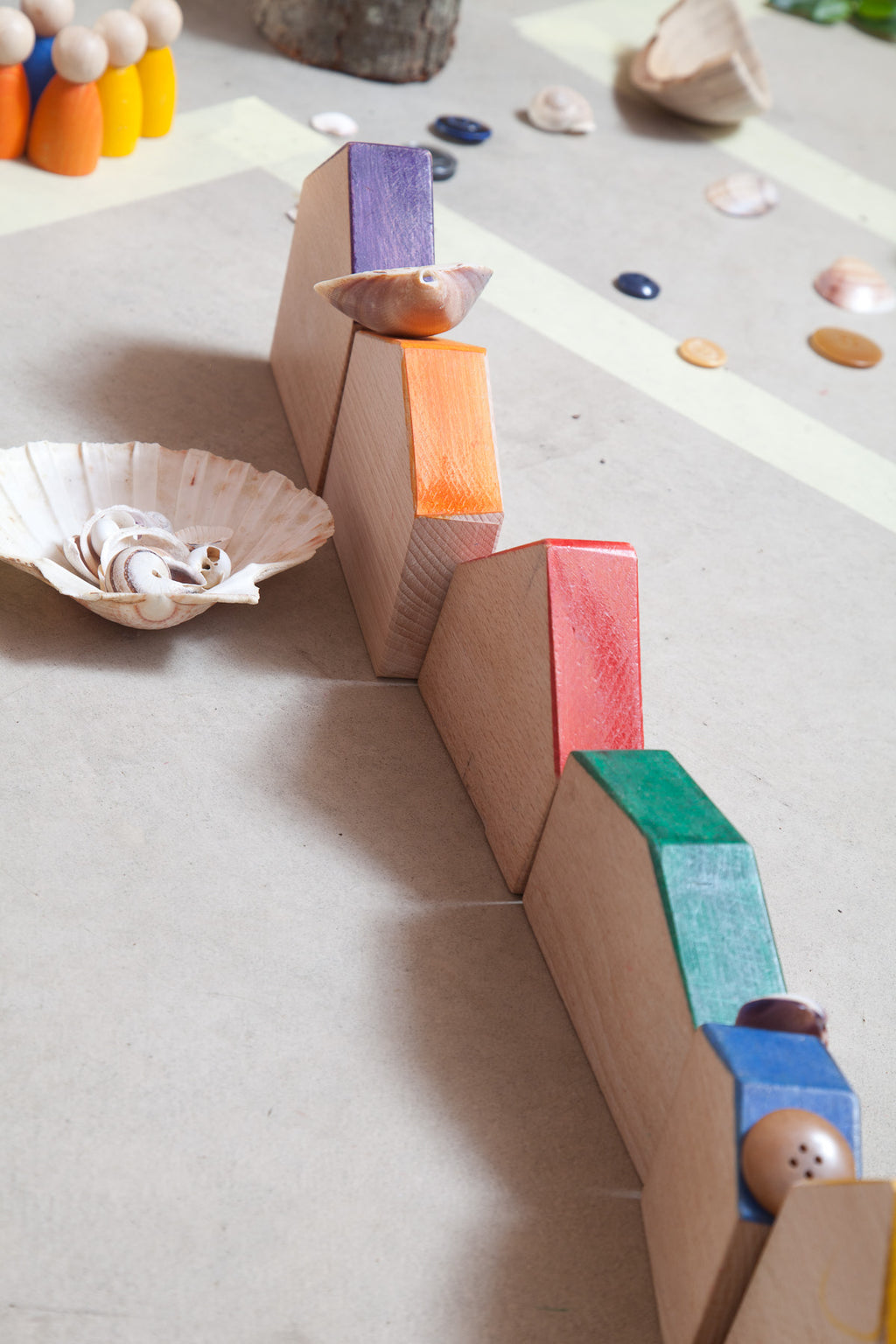 huisjes van grapat op een rij