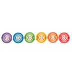 Grapat 24 nest ringen in regenboogkleuren