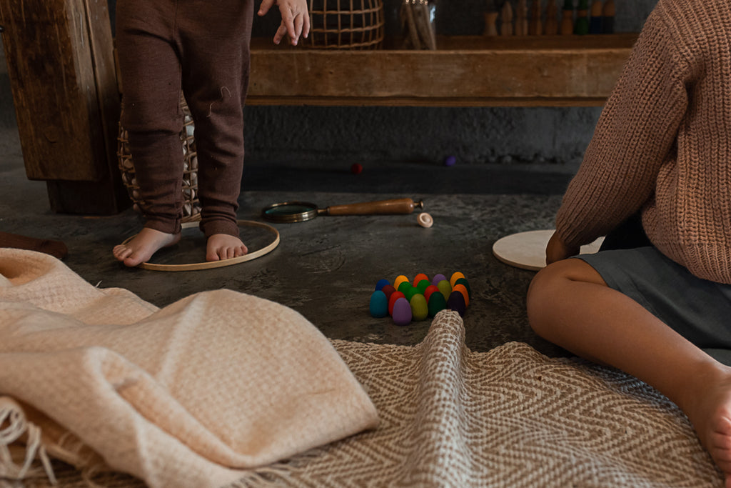 Grapat mandala regenboog eieren