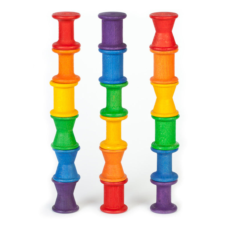 Grapat set van 18 spoelen