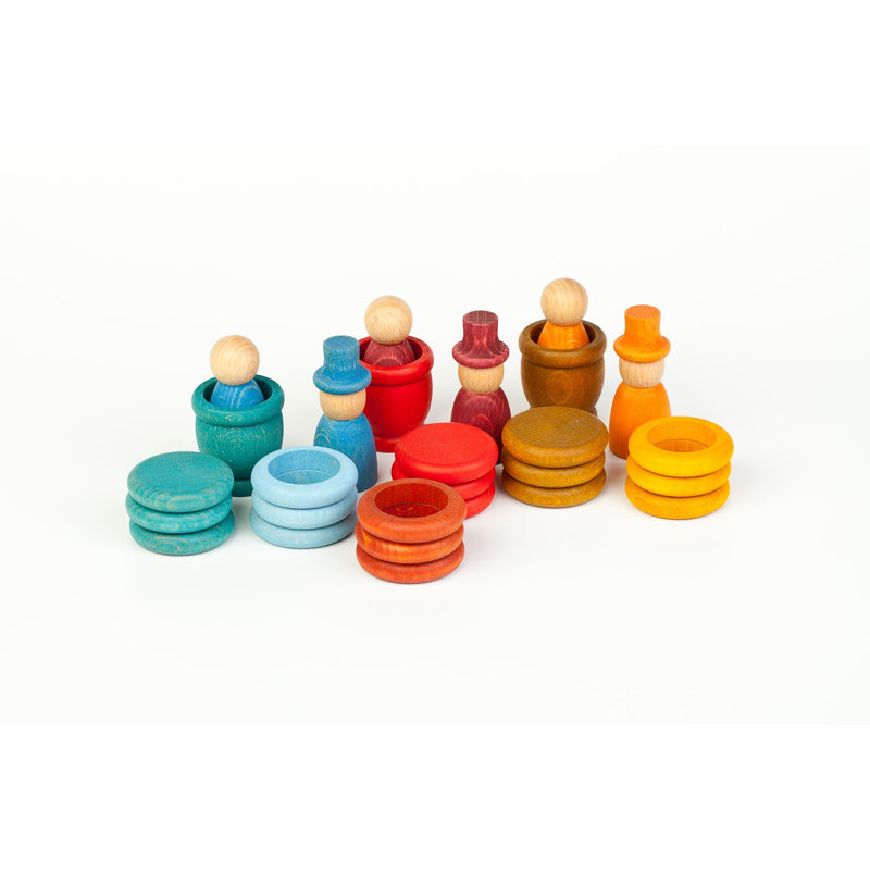 Grapat Nins zomer set, bakjes, ringen en schijven
