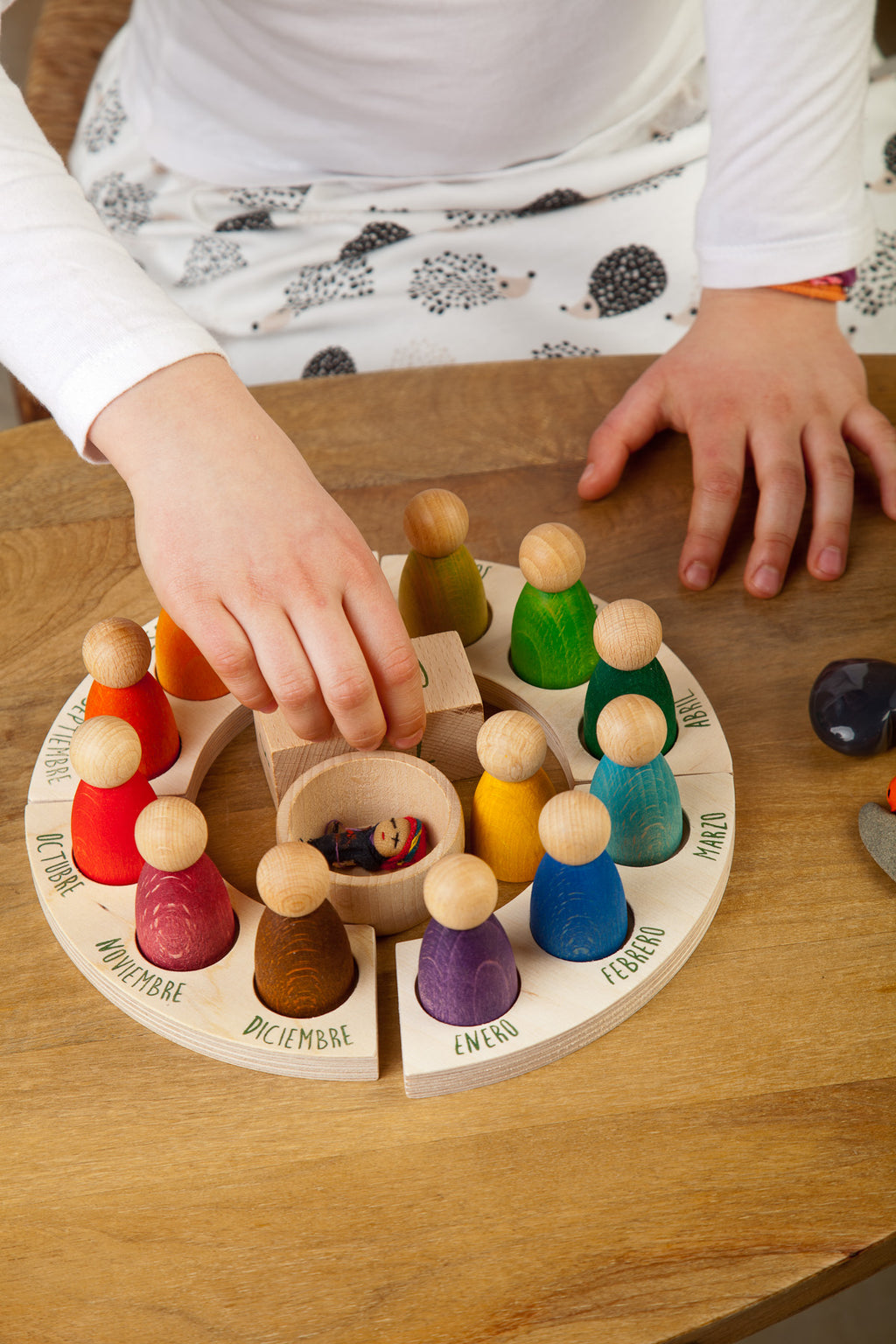 bovenaanzicht jaarkalender