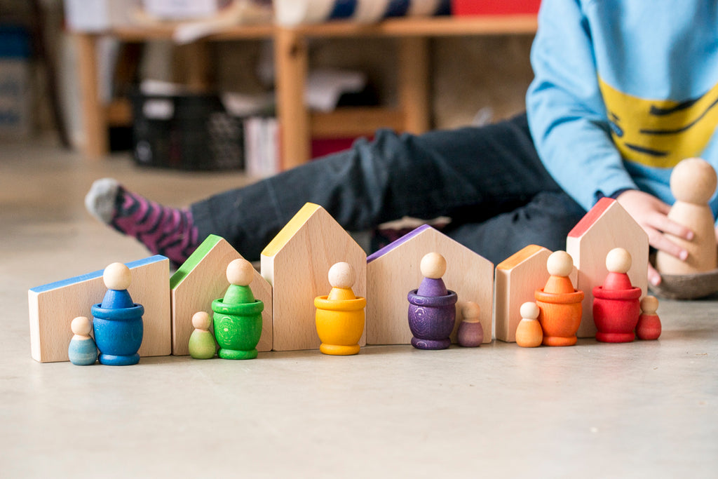 baby nins met bakjes en grote nins