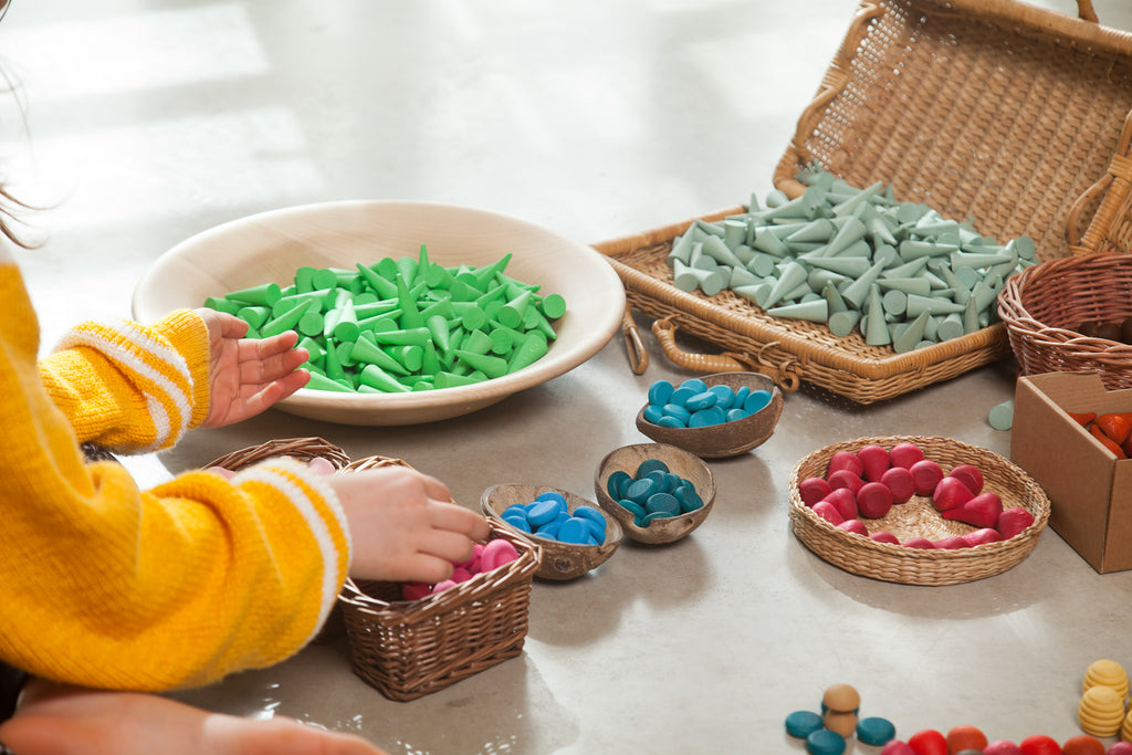 elementen van grapat opbergen