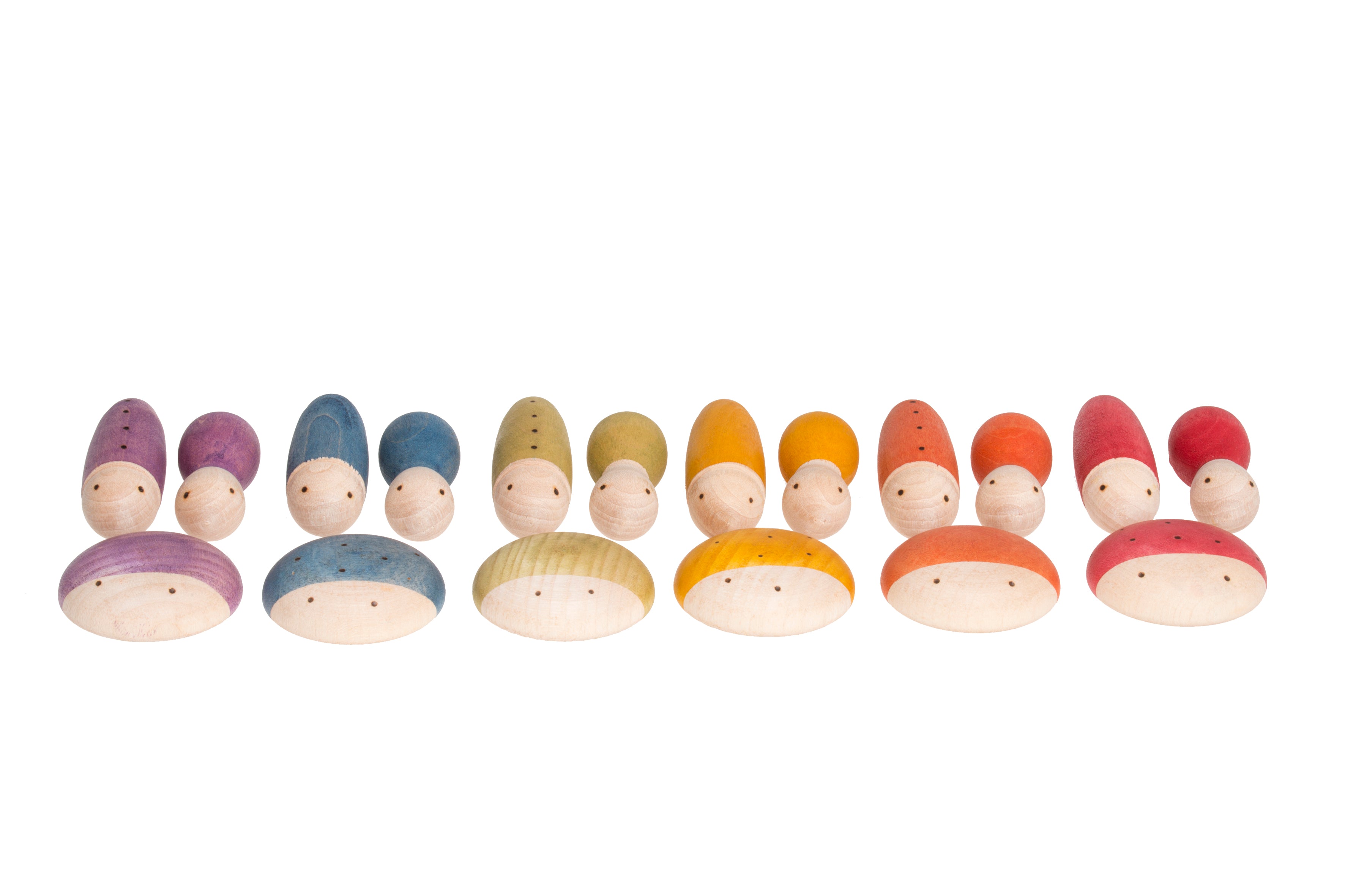 Grapat 18 houten insecten