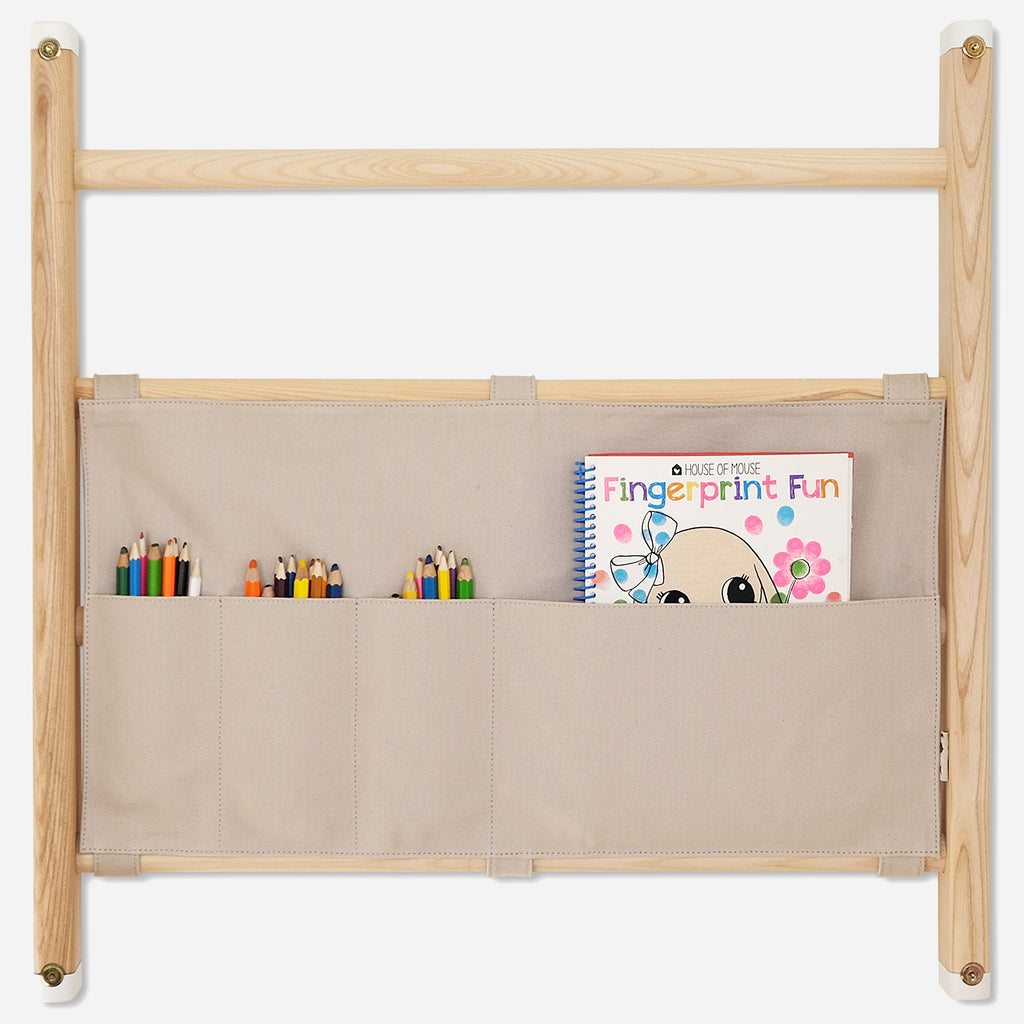 Kaos Endeløs canvas organizer lichtgrijs