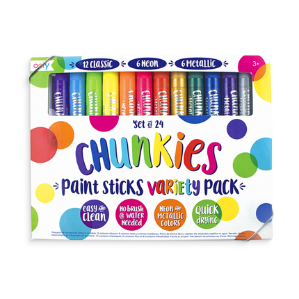 Ooly Chunkies Paint Sticks 24 stuks