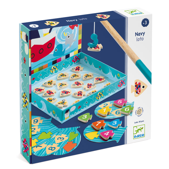 Djeco navy lotto visspel