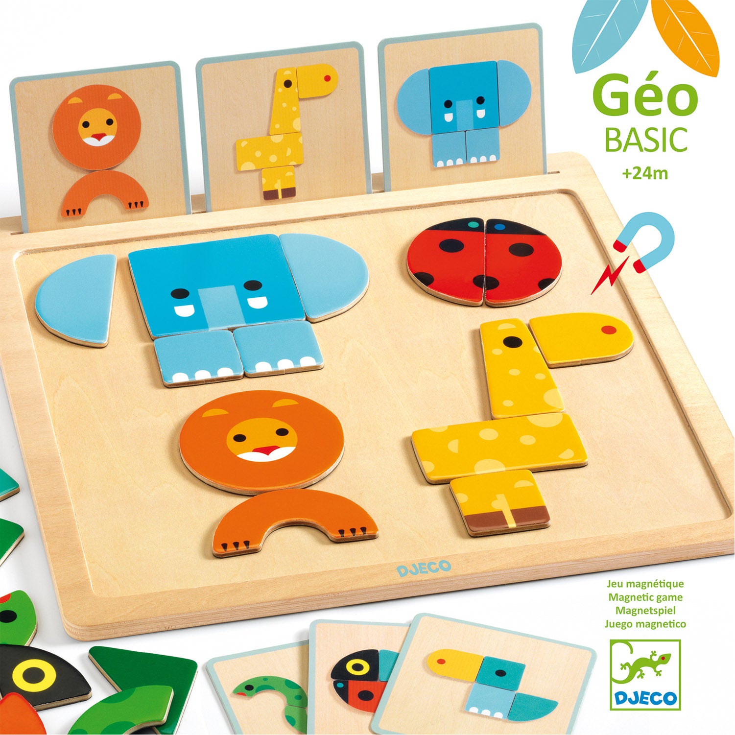 Djeco Geo Basic magnetische puzzel