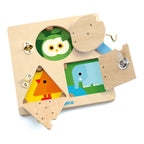 Djeco houten slotenpuzzel Lockbasic