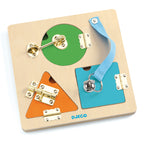 Djeco houten slotenpuzzel Lockbasic