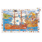 Djeco observatiepuzzel piraten 100 stukken