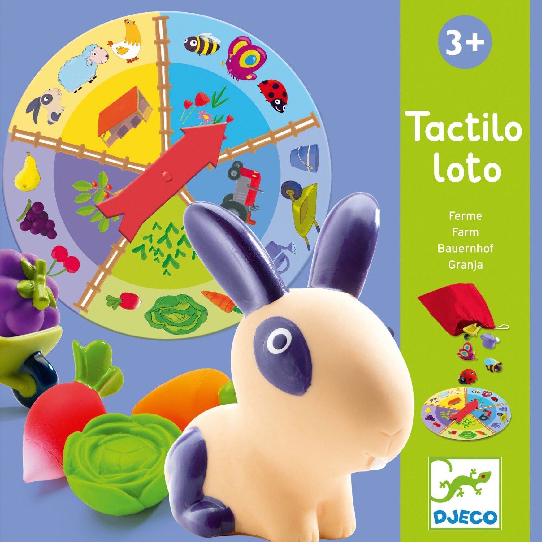 Djeco lotto tactilo voelspel boerderij