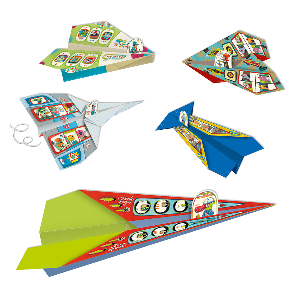 Djeco origami vliegtuigen