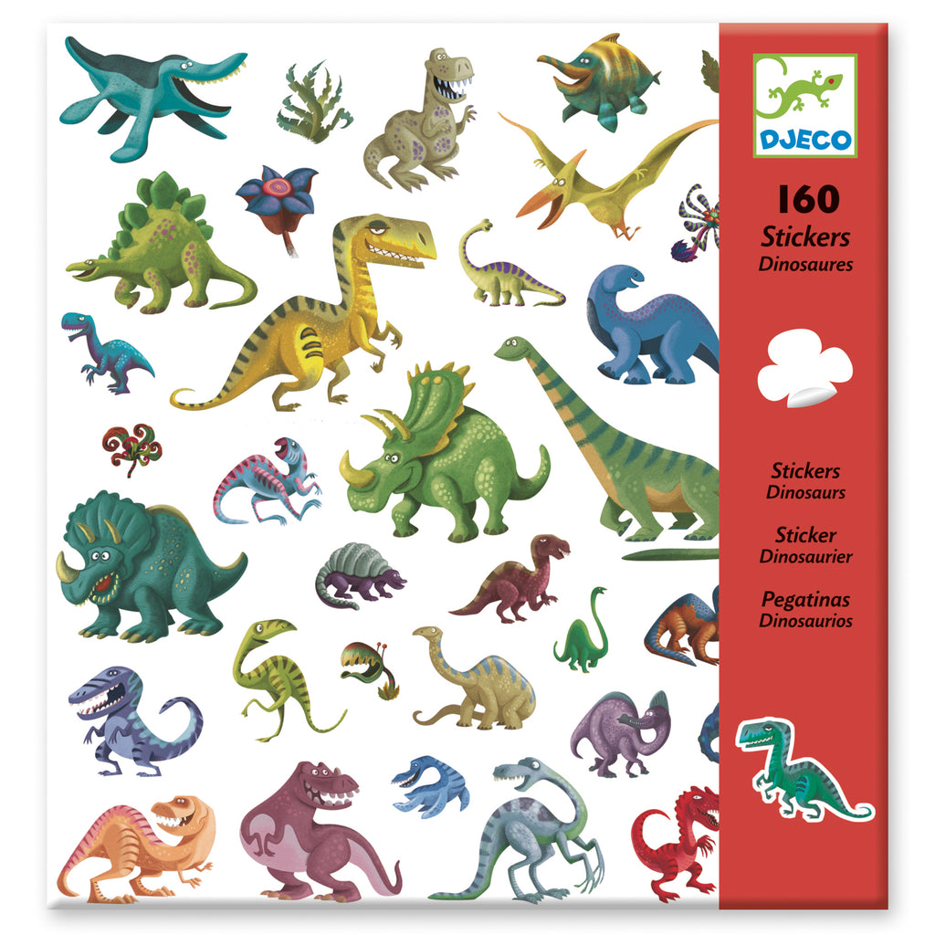 Djeco 160 stickers dinosaurussen
