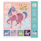 Djeco tekensjablonen paarden