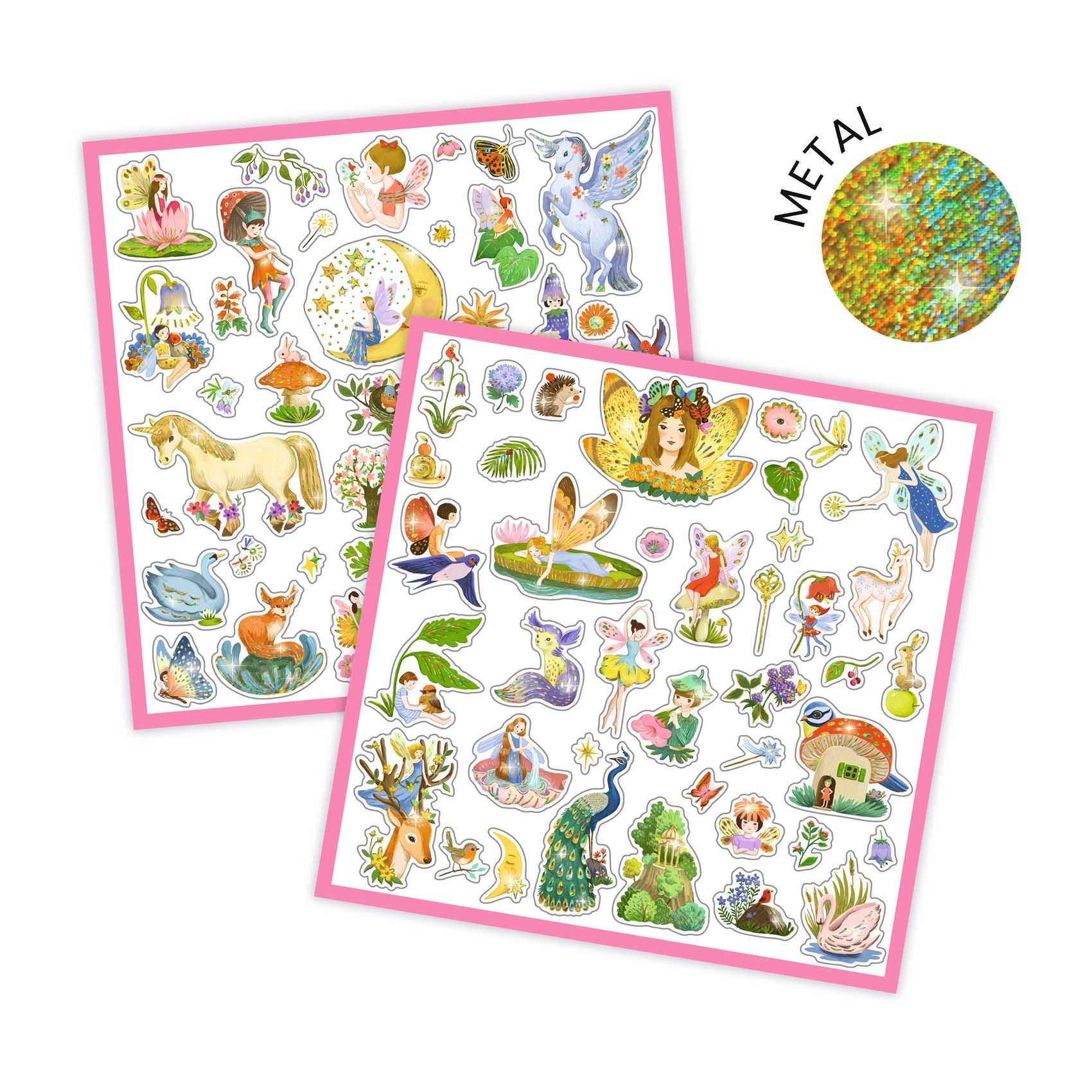 160 Stickers fantasie