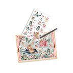 Djeco decalcomanie krasplaatjes feeënland