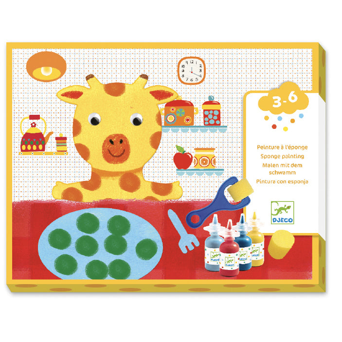 Djeco knutselset schilderen met sponzen