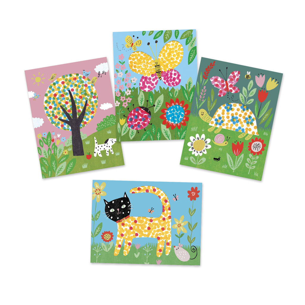 Djeco knutselset schilderen stippen voor peuters