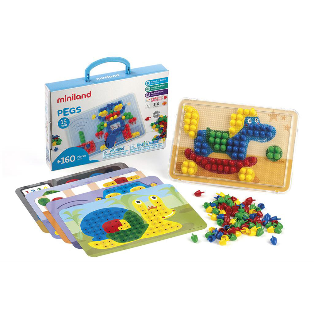 Miniland Mozaiek Pegs 15mm