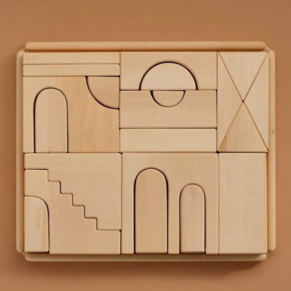 Raduga Grez apartment building blocks naturel tinten