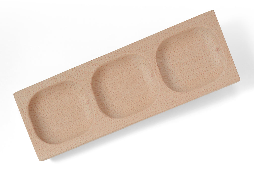 Yellow Door houten tray met 3 vakken