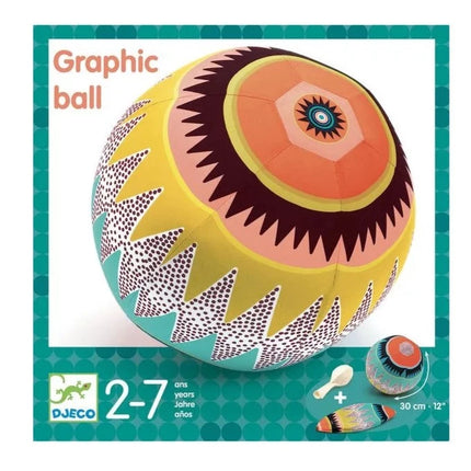 Djeco grafische ballon bal 30cm