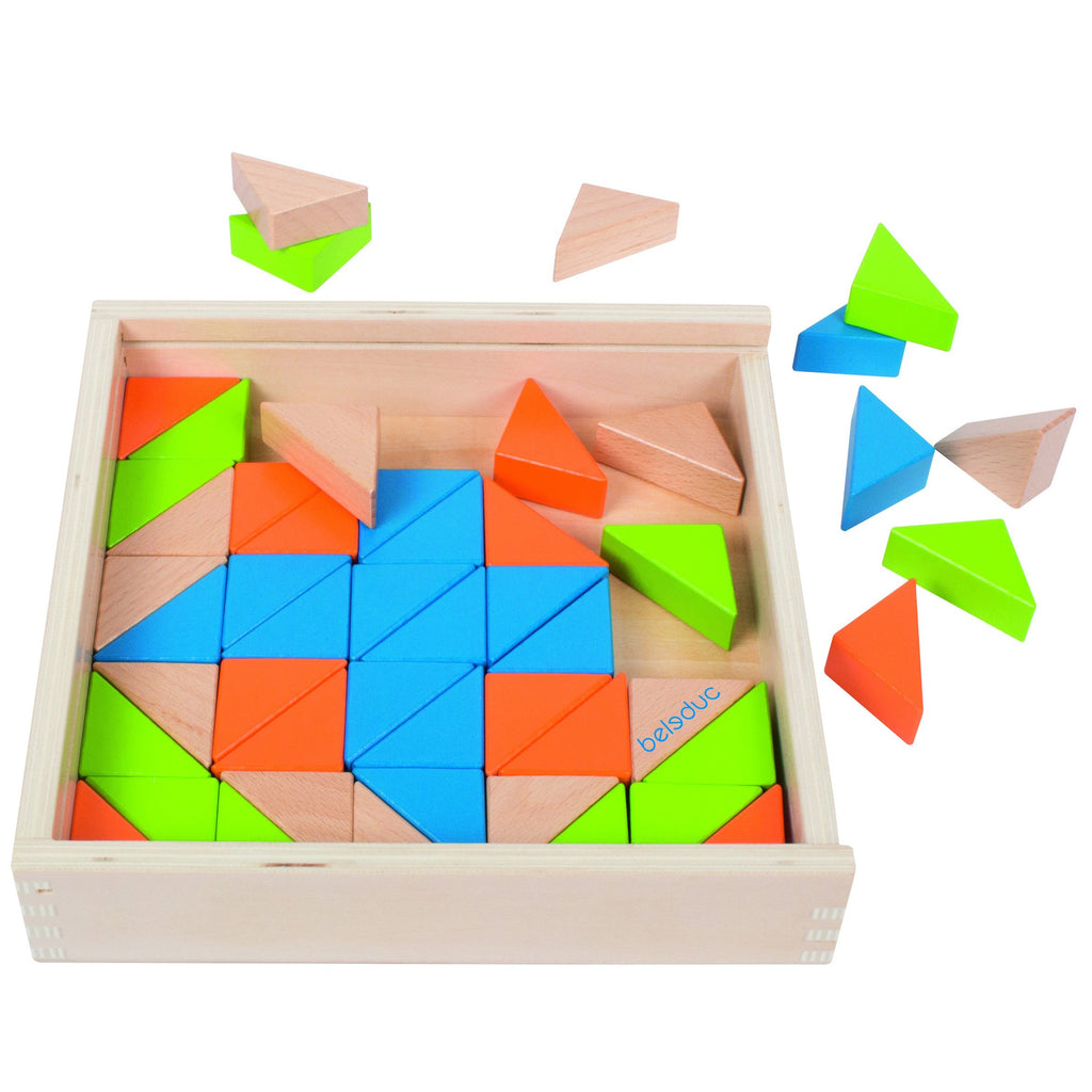 Beleduc triangle blox puzzel met driehoeken
