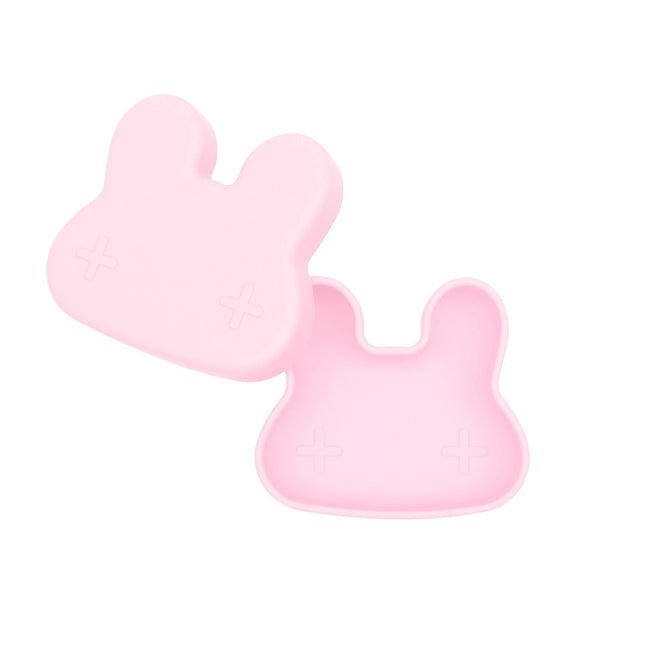 We Might be Tiny snackie bunny powder pink