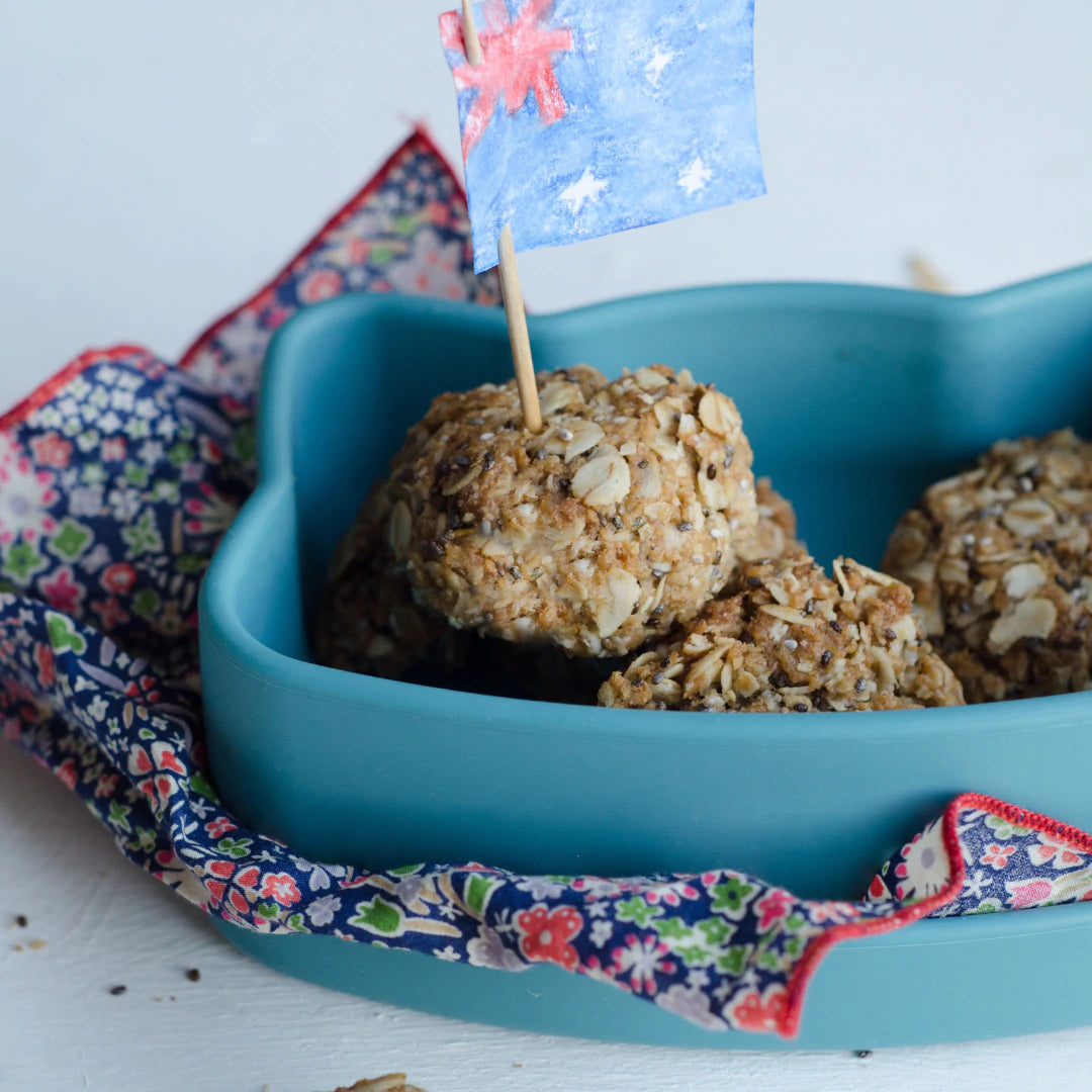 We Might be Tiny snackie cat blue dusk