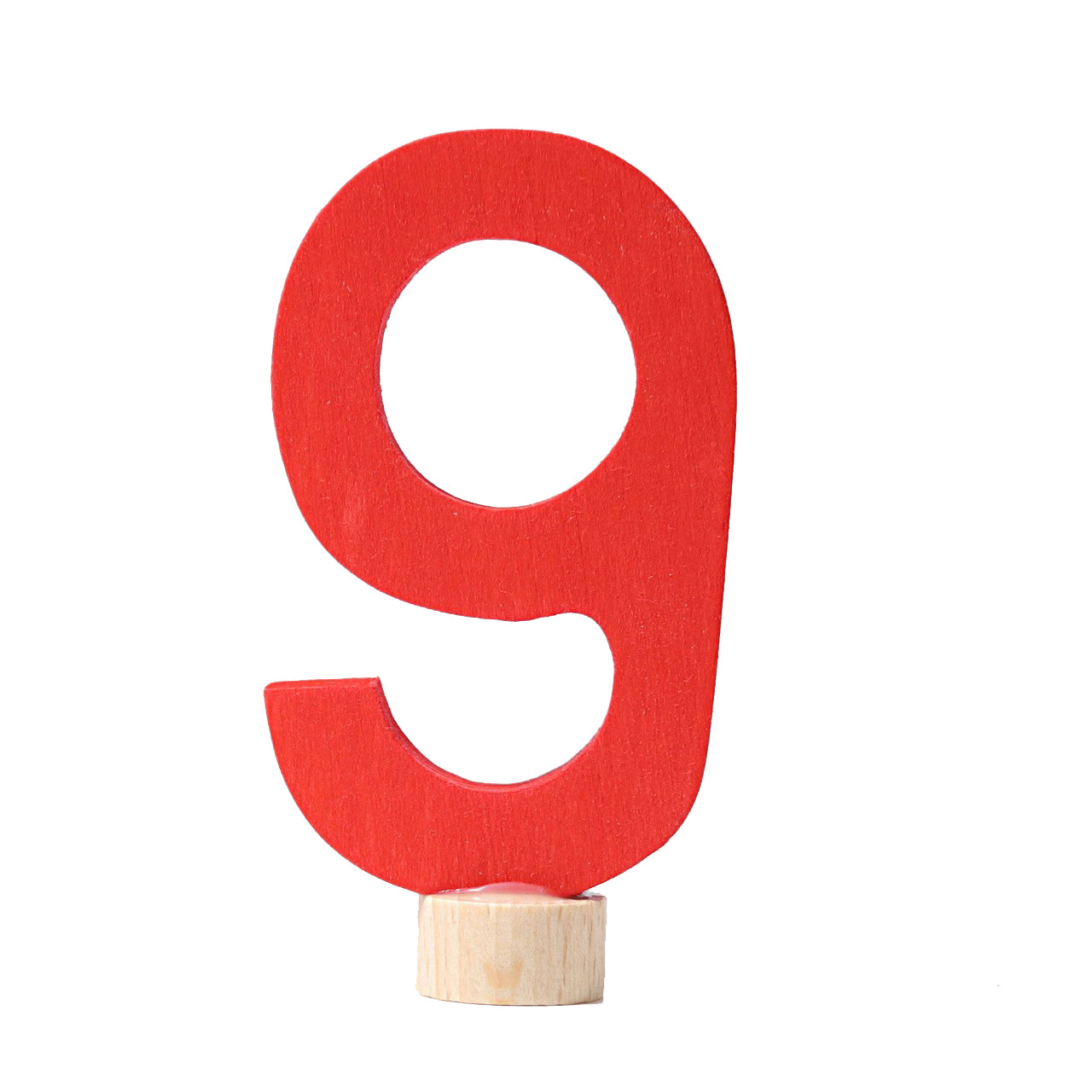 Grimm`s houten steker cijfer 9