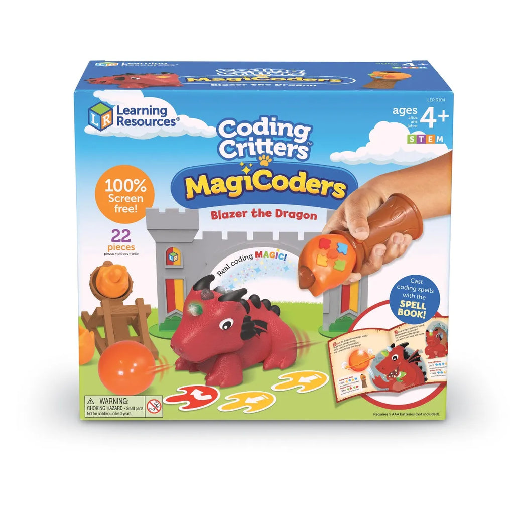 Learning Resources Coding Critters Magicoders Blazer the dragon